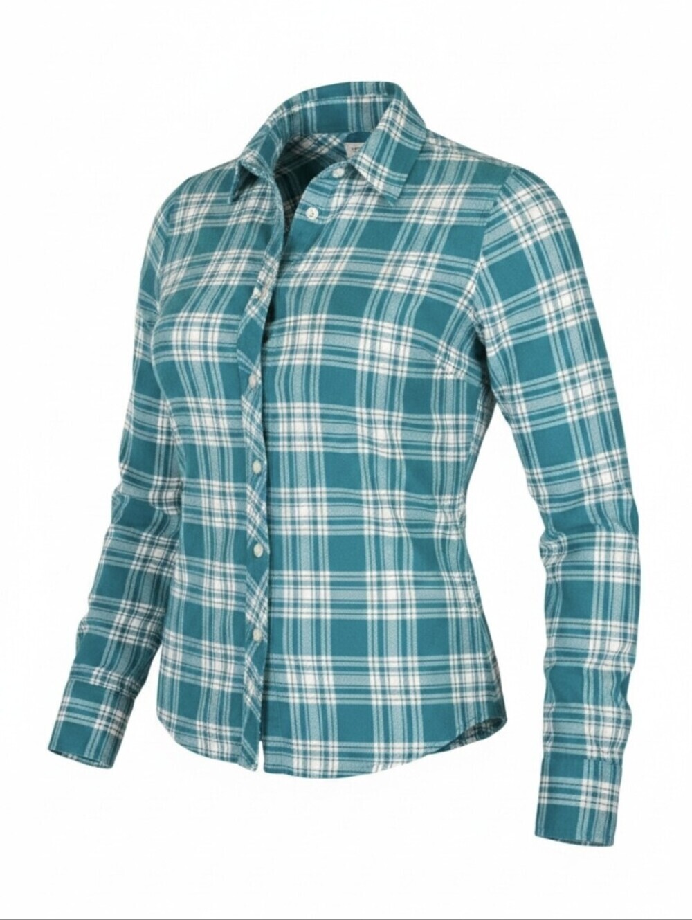 J. Crew | 100% Cotton Plaid Lightweight Button Down Womens Blouse SIZE XS
